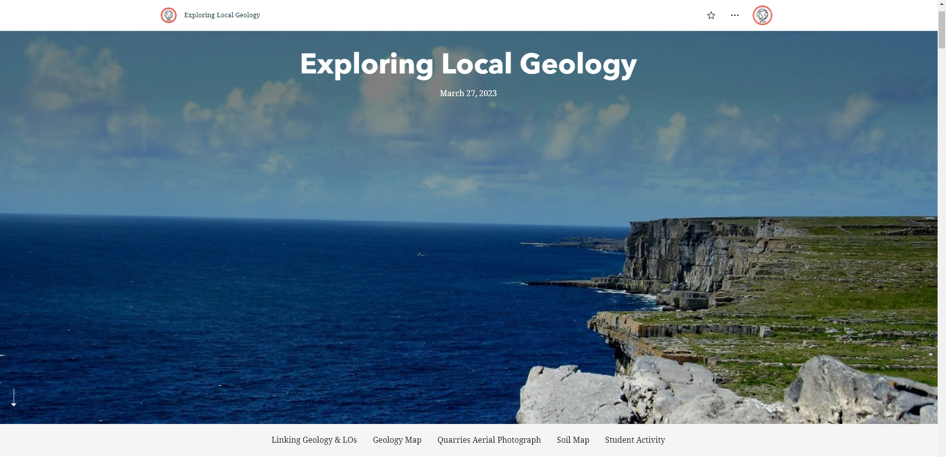 Exploring Local Geology StoryMap