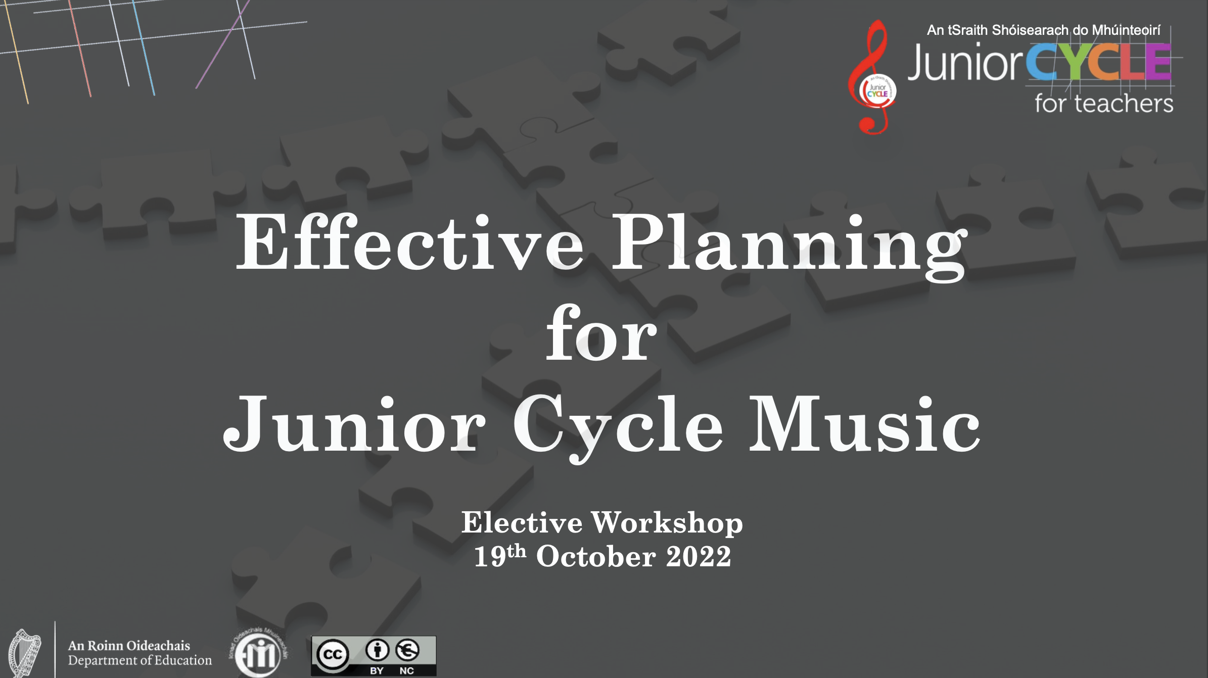 Effective Planning for Junior Cycle Music 2022