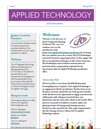 Applied Technology Newsletter Spring 2019