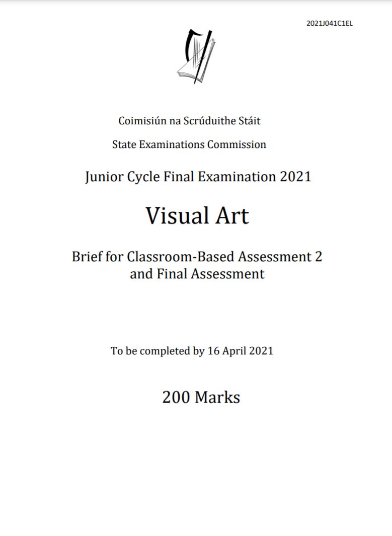 art coursework brief 2021