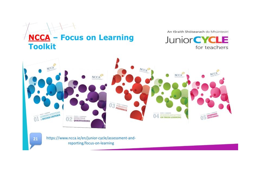 NCCA Focus on Learning
