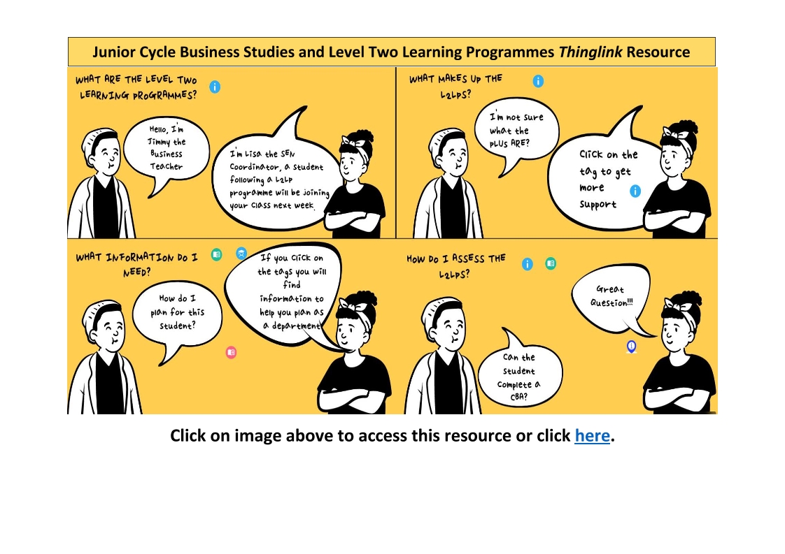 Thinglink Resource - Junior Cycle Business Studies & L2LPs