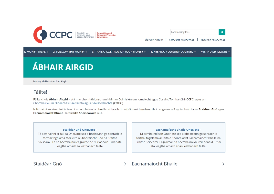 Ábhair Airgid CCPC