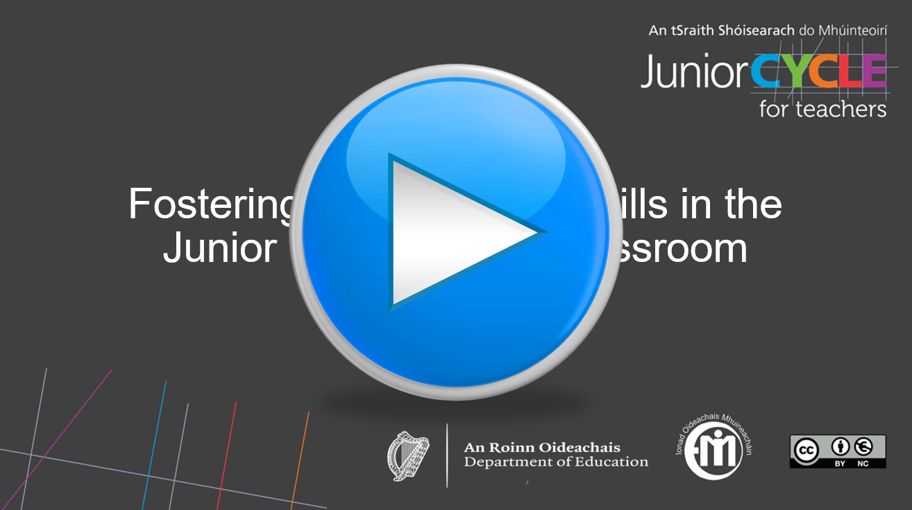 Session 3: Fostering Good Writing Skills in the Junior Cycle History Classroom