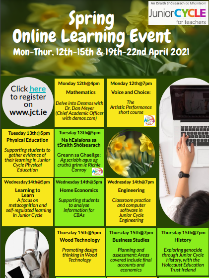 Online Learning Events Spring 2021