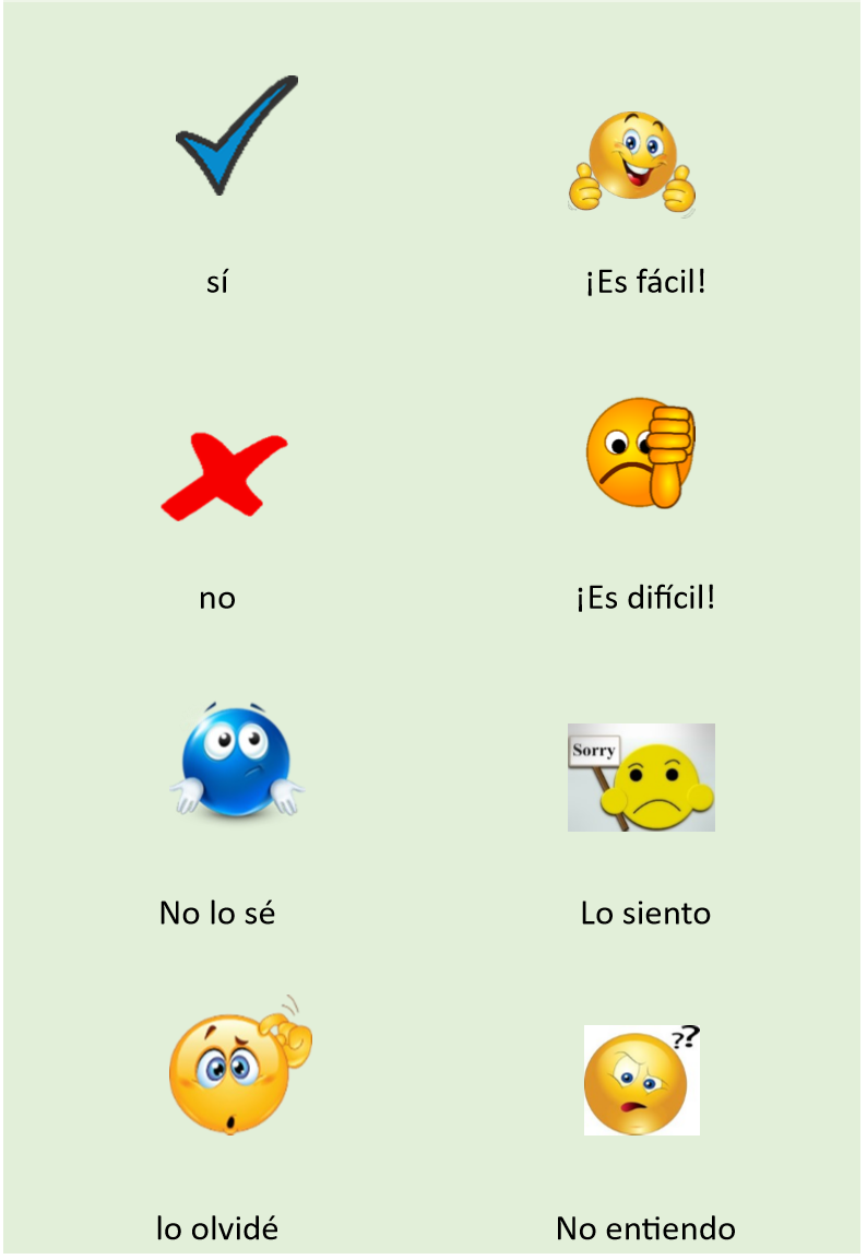 Classroom Language Flashcards Spanish