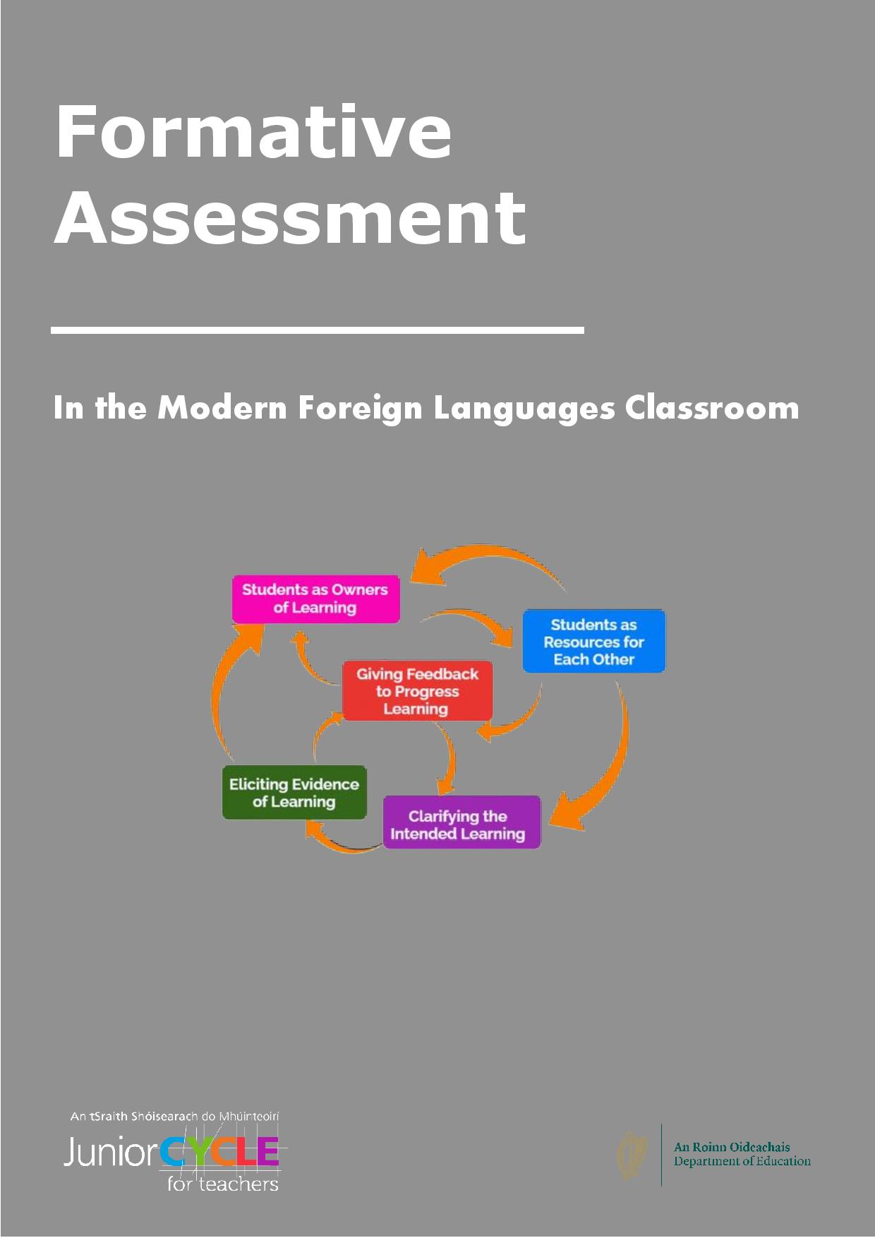 Formative Assessment Booklet