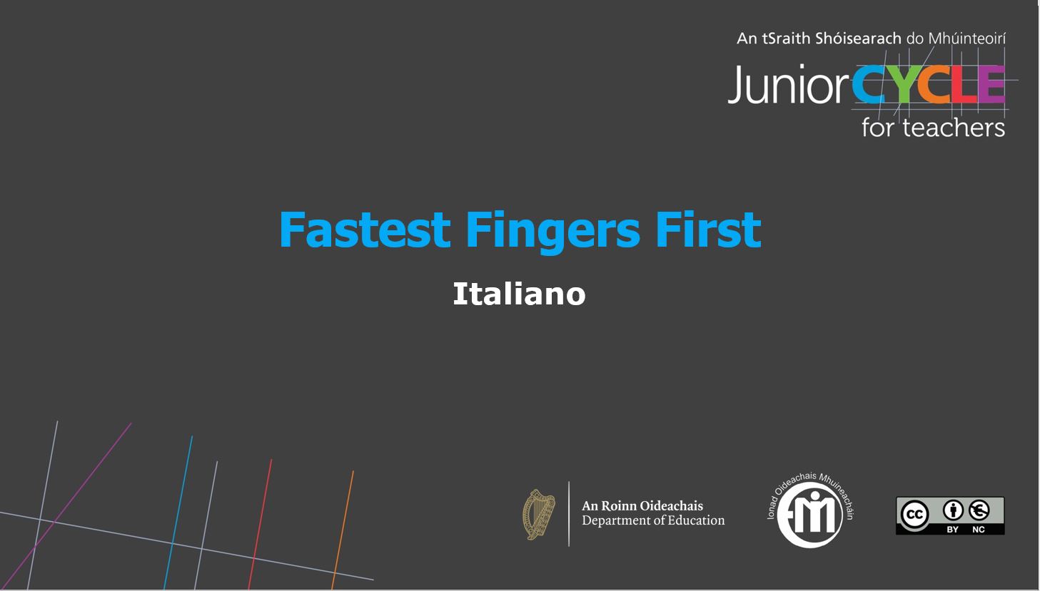 Fastest Fingers First Presentation