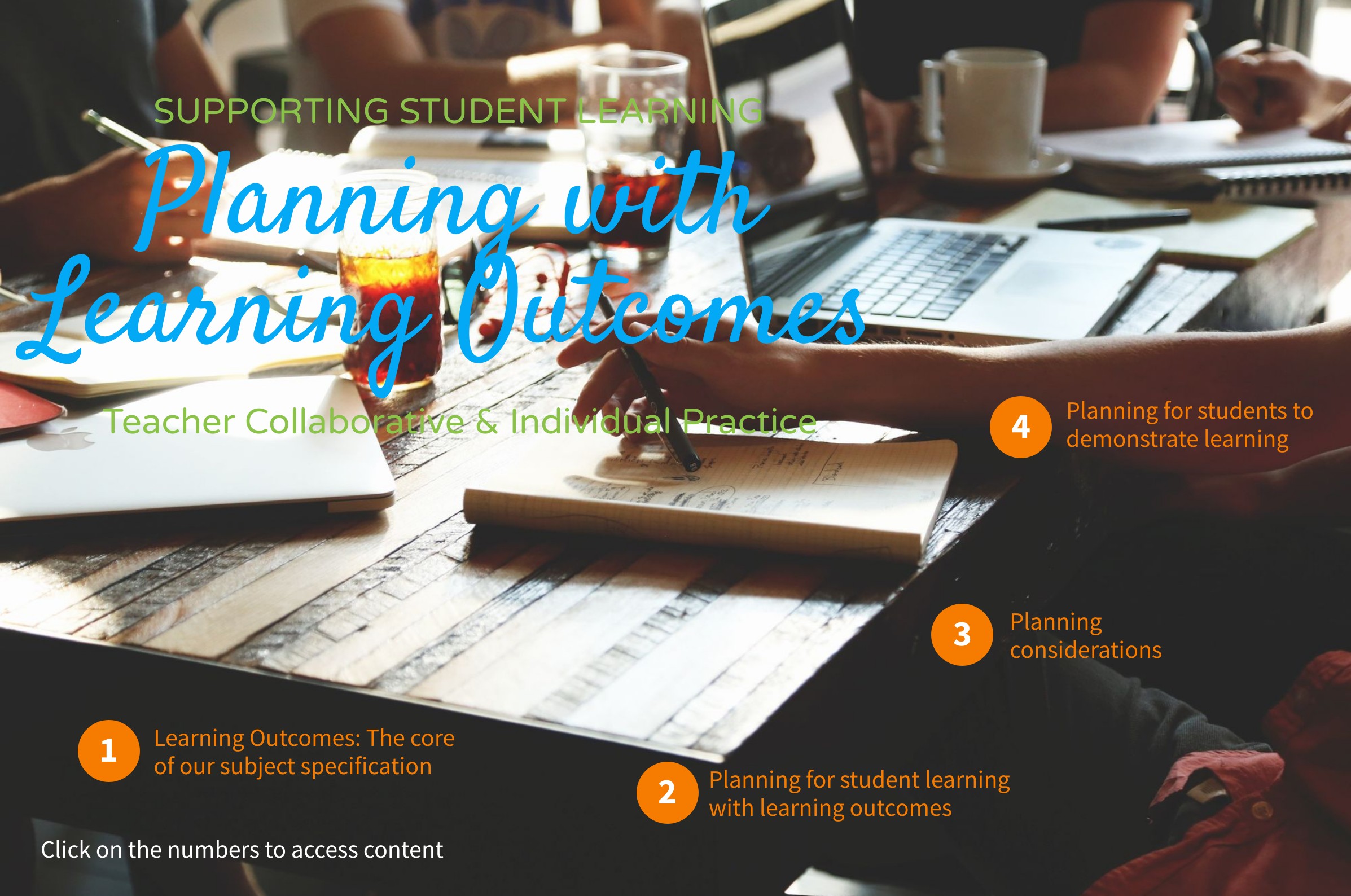 Planning with Learning Outcomes
