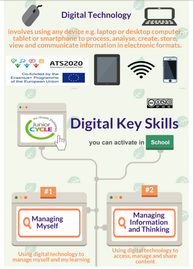 Digital Key Skills Infographic