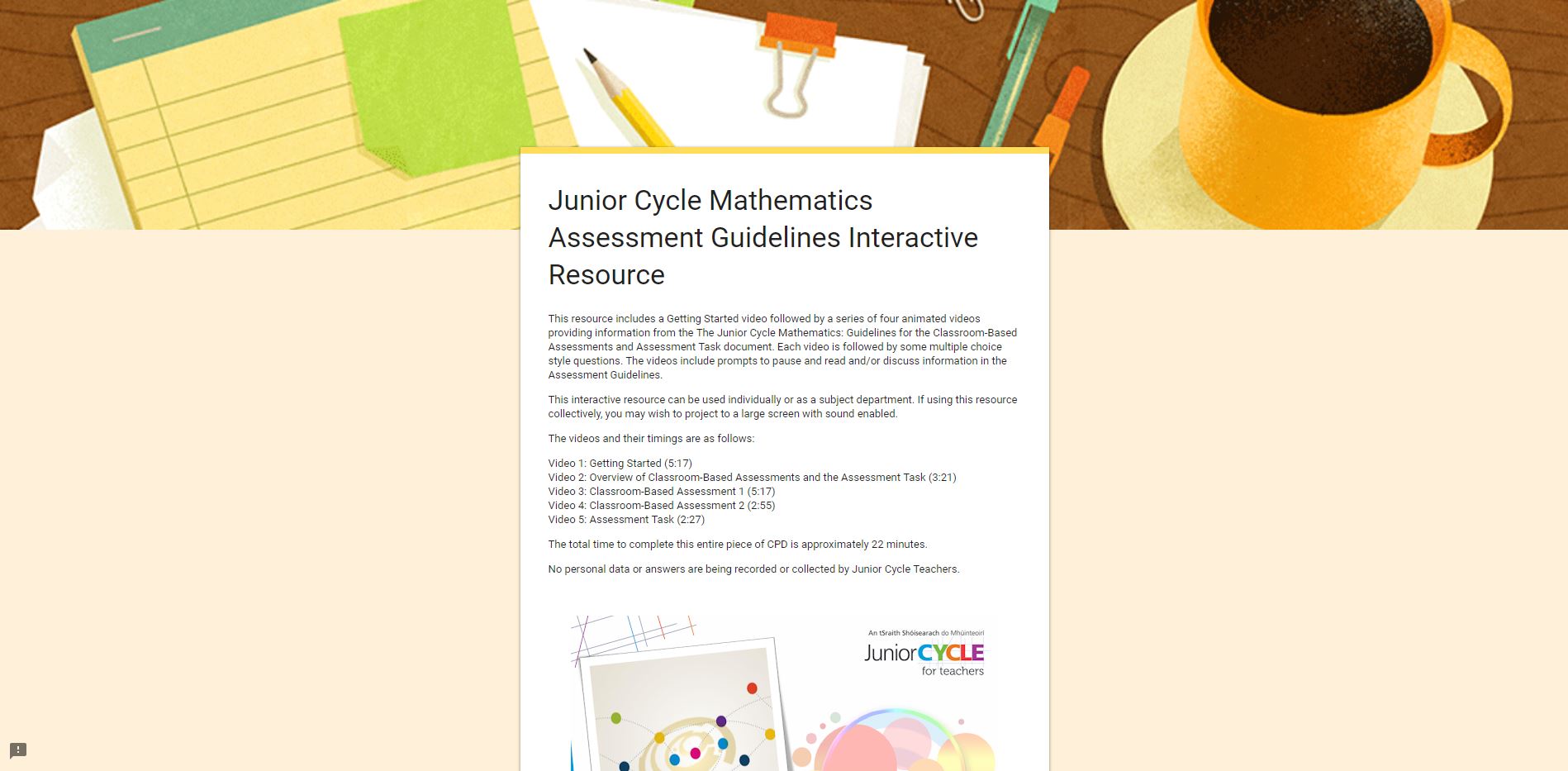 Assessment Guidelines Interactive Resource