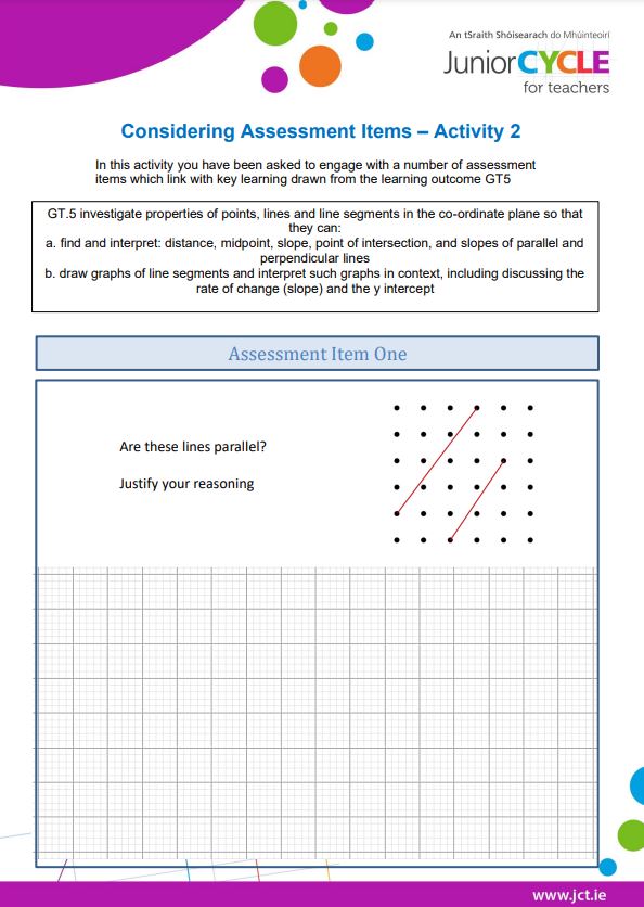 Considering Assessment Items Activity 2