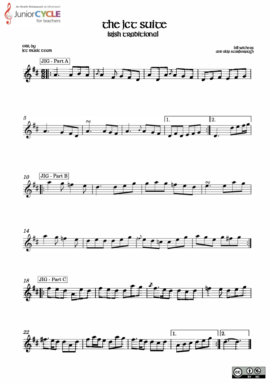 TRAD: Possible 1st Year Learning - Single Line Melody