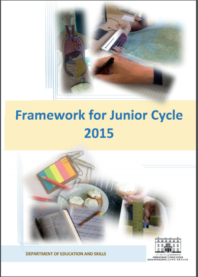 Image of front page of Framework for Junior Cycle 2015