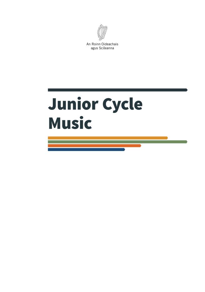 Front page of English Music Specification