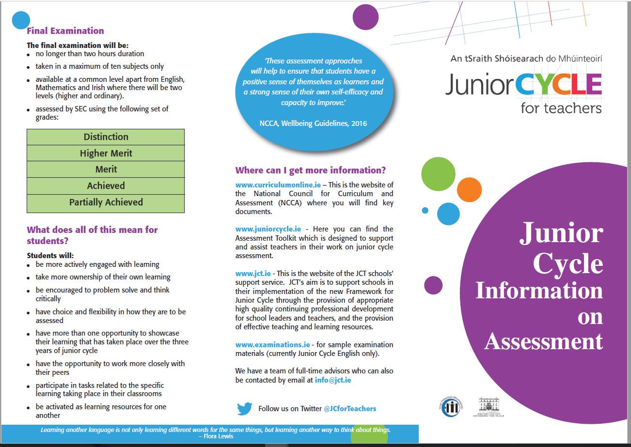 Assessment Information Leaflet