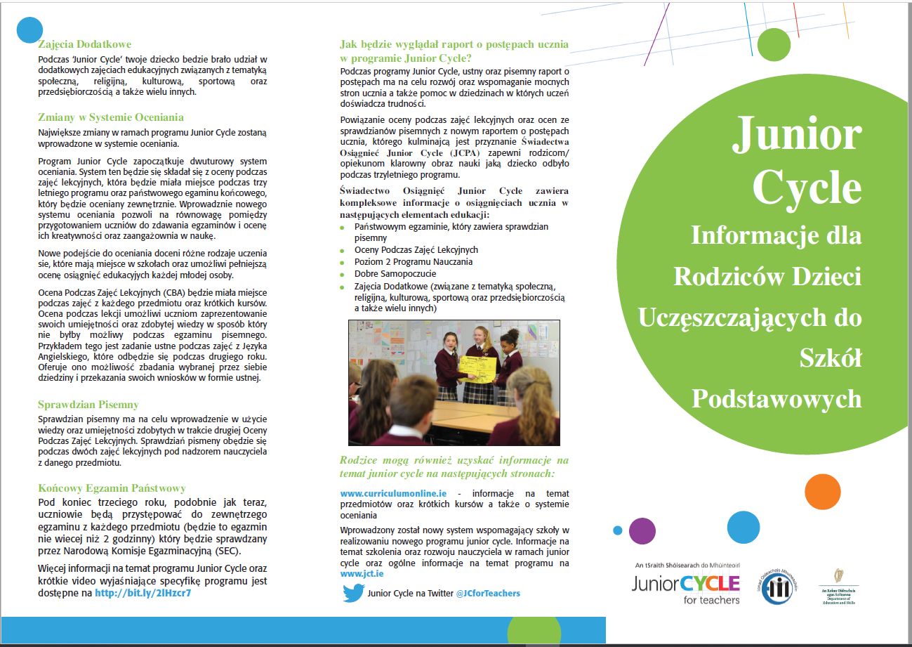 Primary Information leaflet