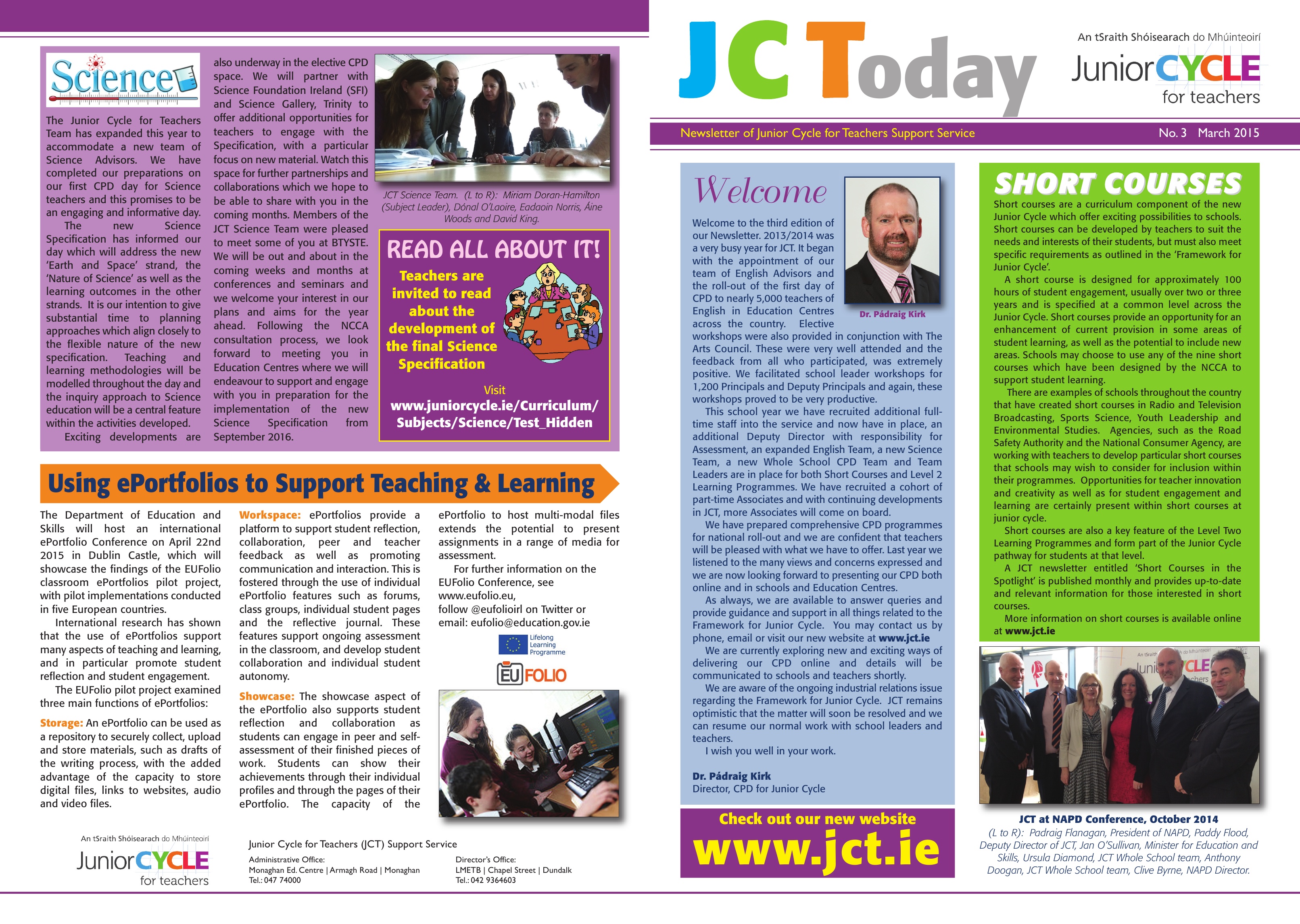 JCToday Newsletter March 2015