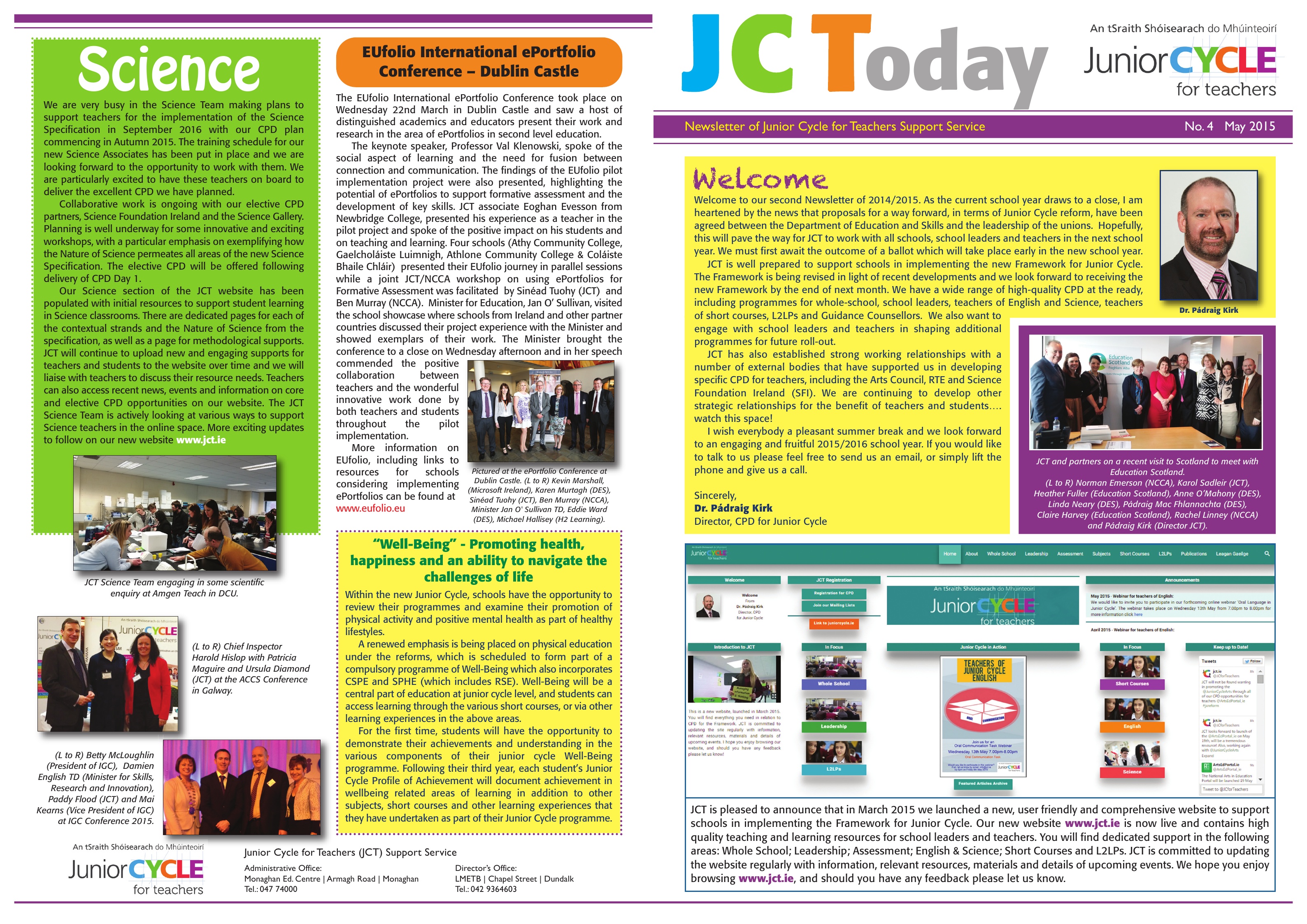 JCToday Newsletter May 2015
