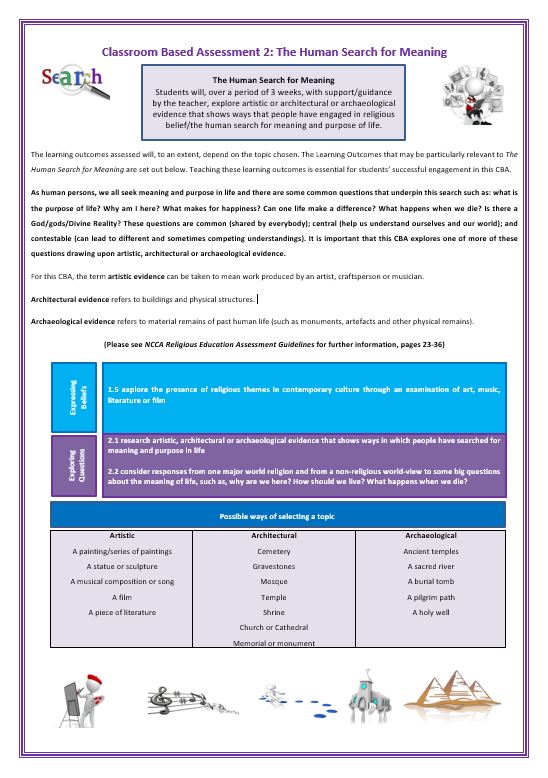 Classroom Based Assessment 2 Overview