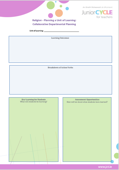 Planning Template Two