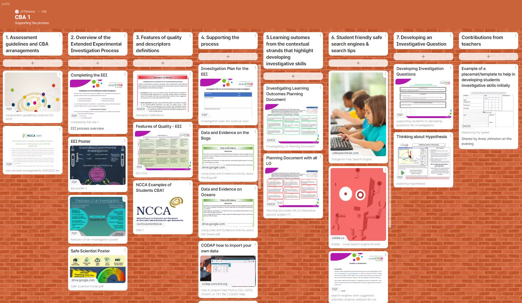 Padlet to Support EEI CBA