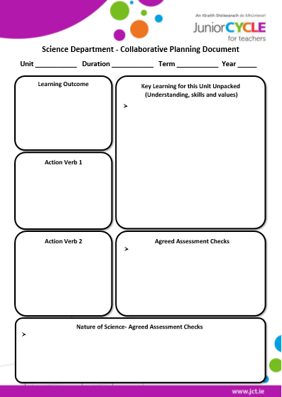 Science Collaborative Planning Document b&w