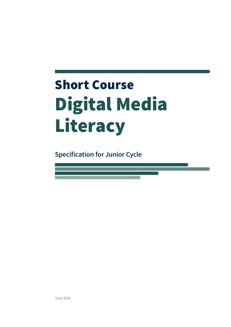 Digital Media Literacy Specification