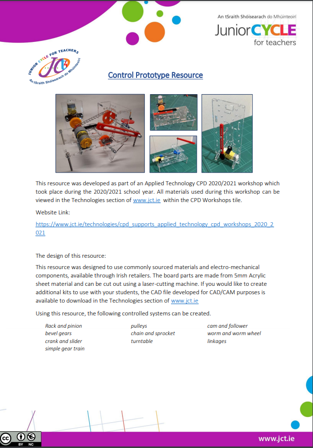 Control Prototype Resource Instruction Booklet