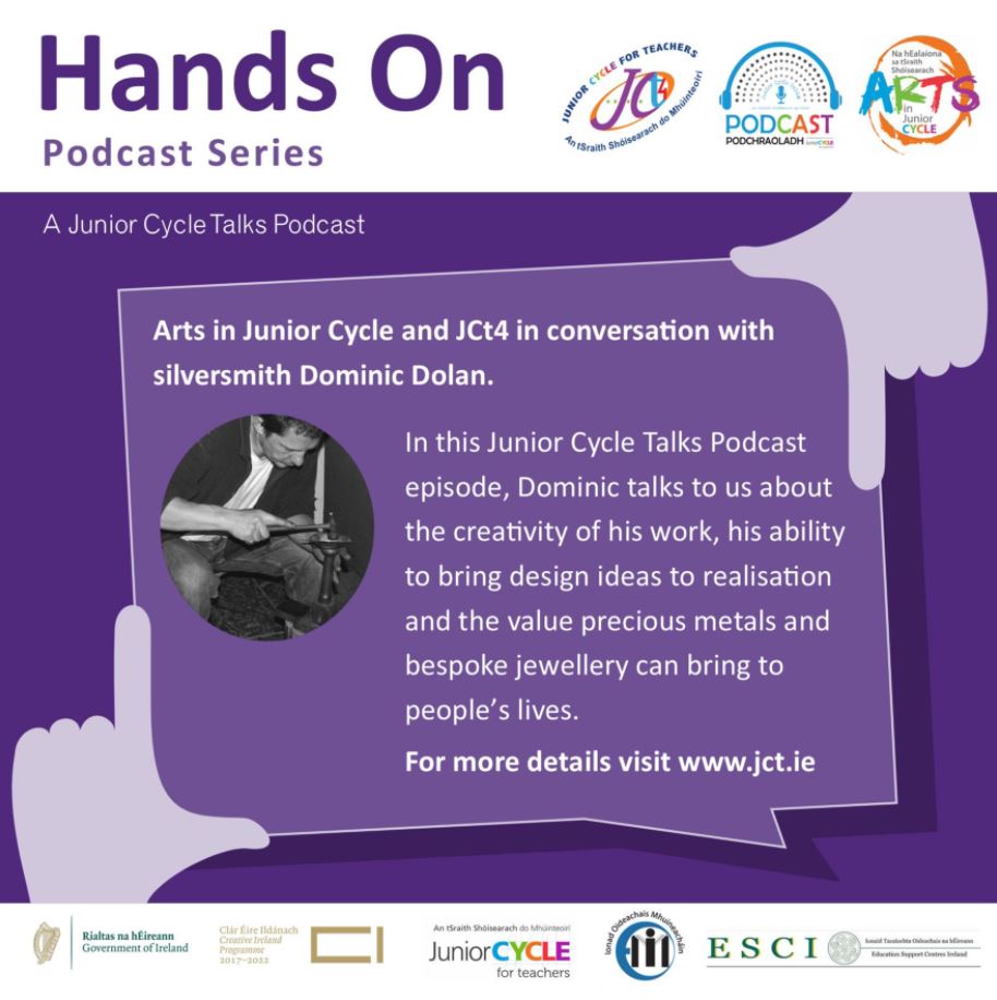 Arts in Junior Cycle and JCt4 in Conversation with Dominic Dolan