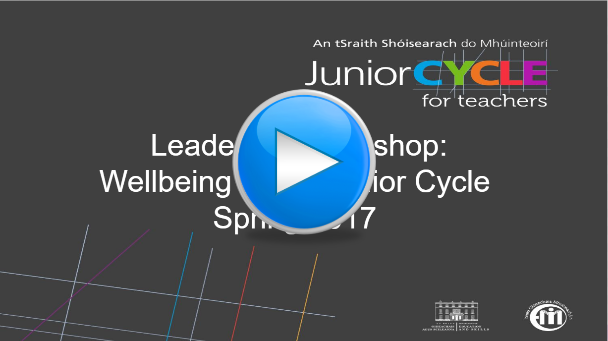 Wellbeing in the Junior Cycle